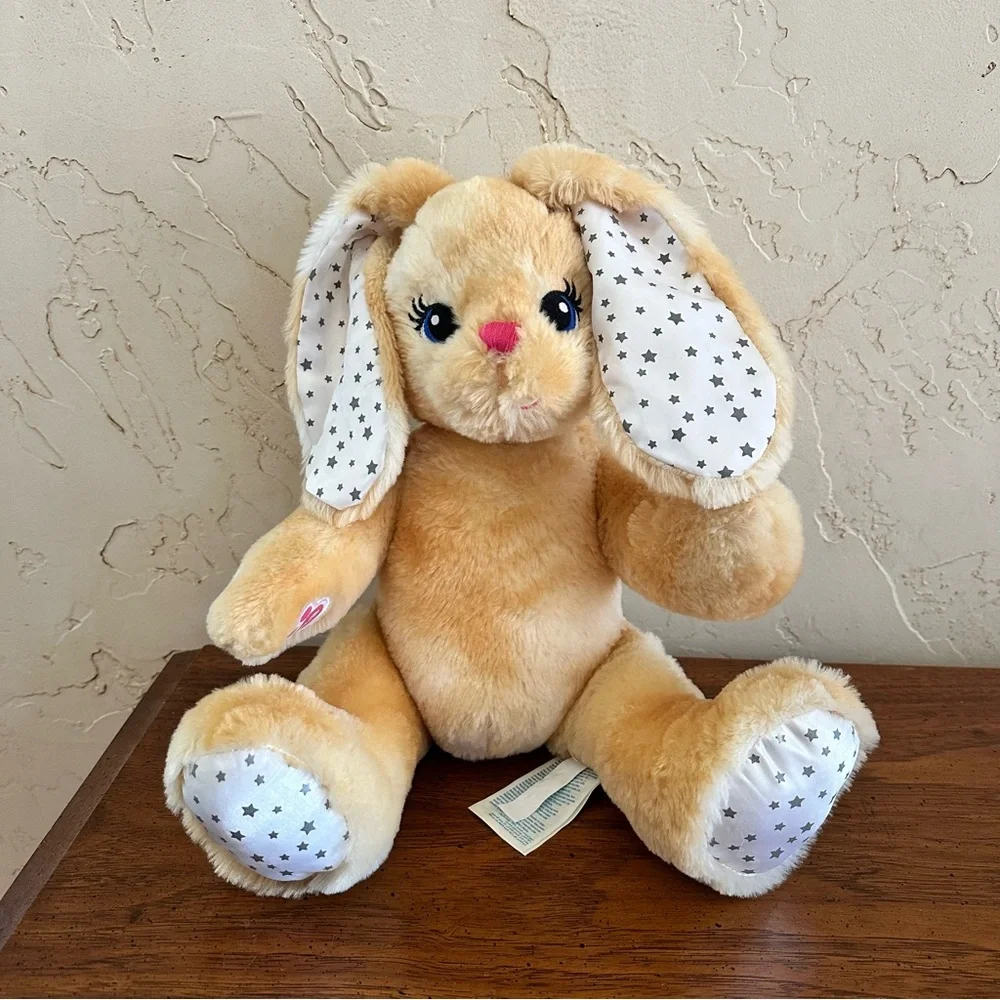Lot of Build A Bear Items: Bunny Purple Bear Pink Bear with 3 Outfits and Boots